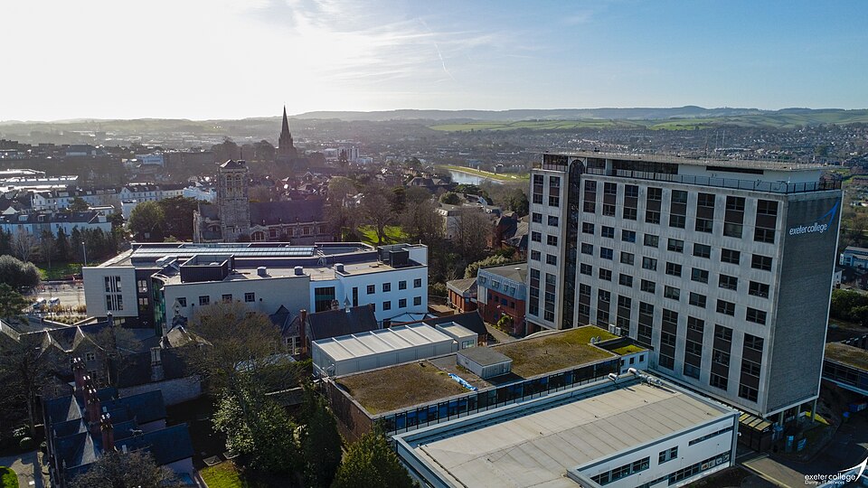 Photo: Exeter College, Devon - where Shithead was invented in 1992